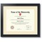 ArtToFrames Collage Photo Picture Frame with 1 - 11x14 inch Openings, Framed in Black with Over 62 Mat Color Options and Regular Glass (CSM-3926-726)